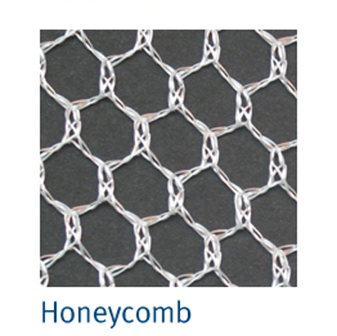 Flavorseal knitted honeycomb netting pattern